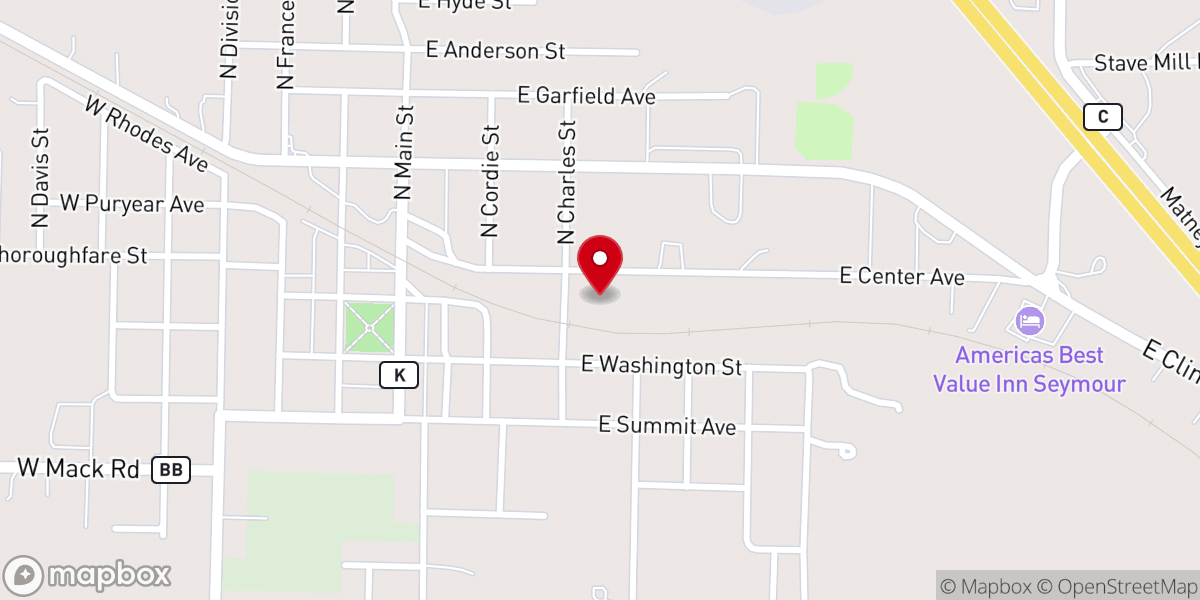 Map showing location of Freedom Fellowship Baptist Church