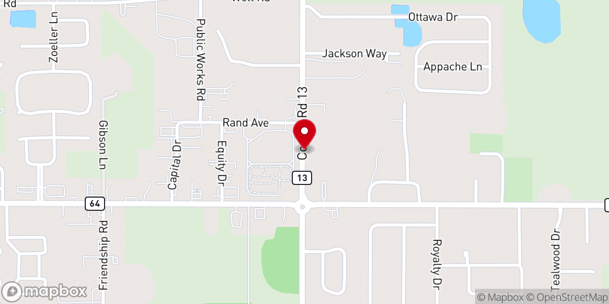 Map showing location of Pine Grove Christian Methodist Episcopal Church