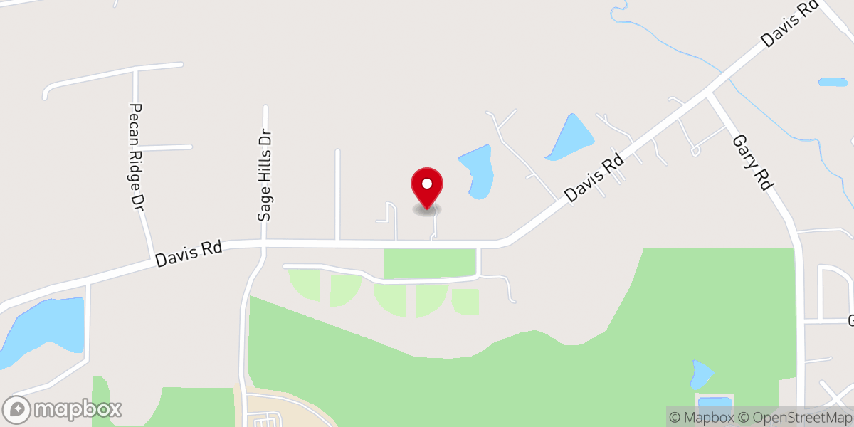 Map showing location of Parkside Baptist Church