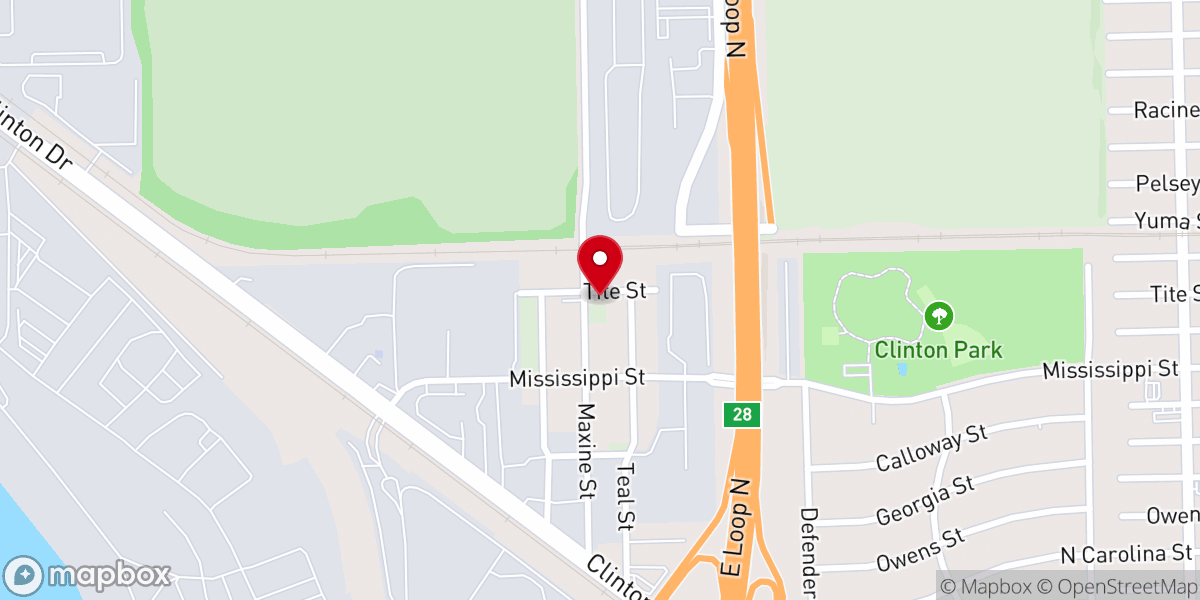 Map showing location of Macedonia Baptist Church