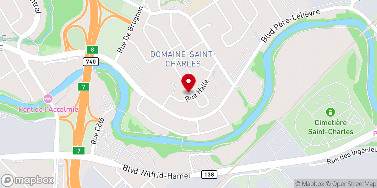 Map showing location of Born Again Church