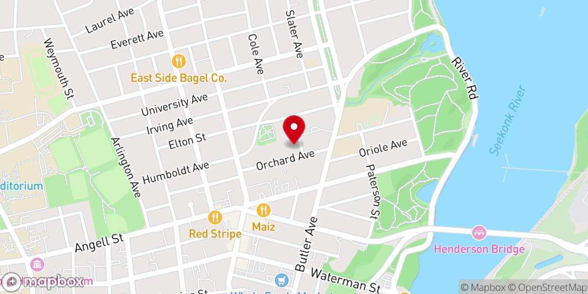 Map showing location of St. Martin’s Episcopal Church