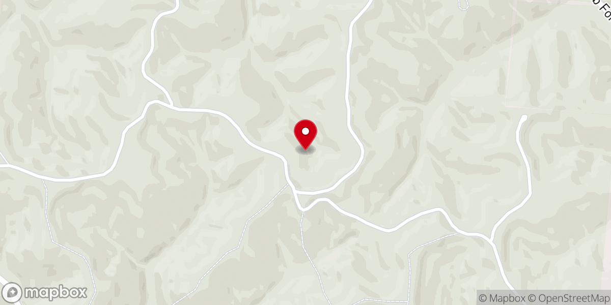 Map showing location of Carrico Orvile