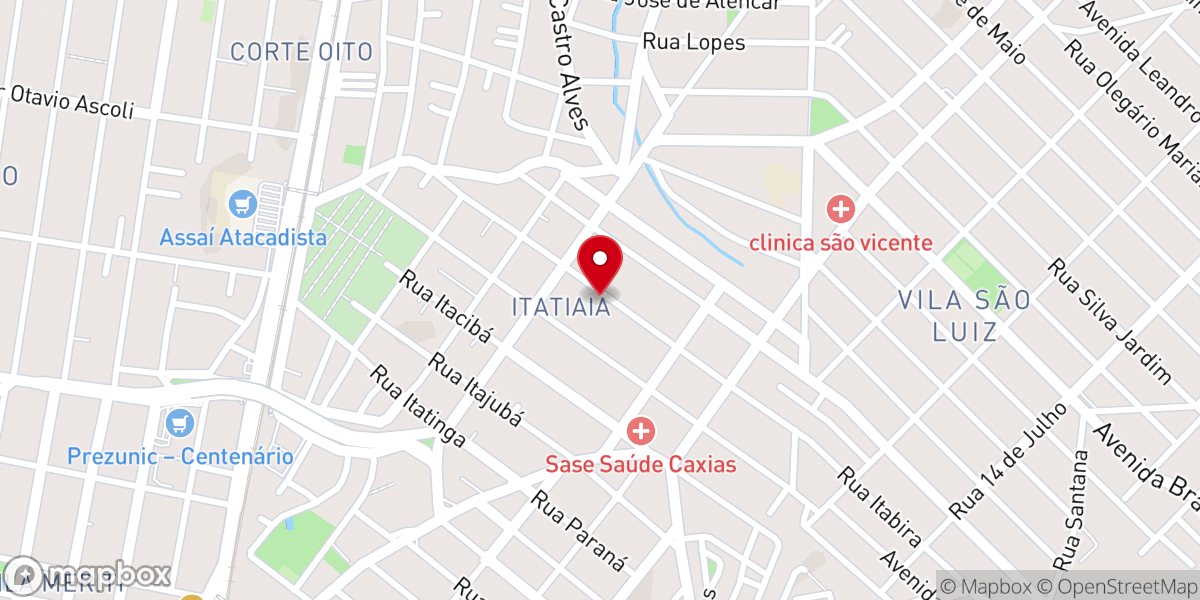 Map showing location of ADVIP - Assembléia de Deus Ministério Vida e Poder