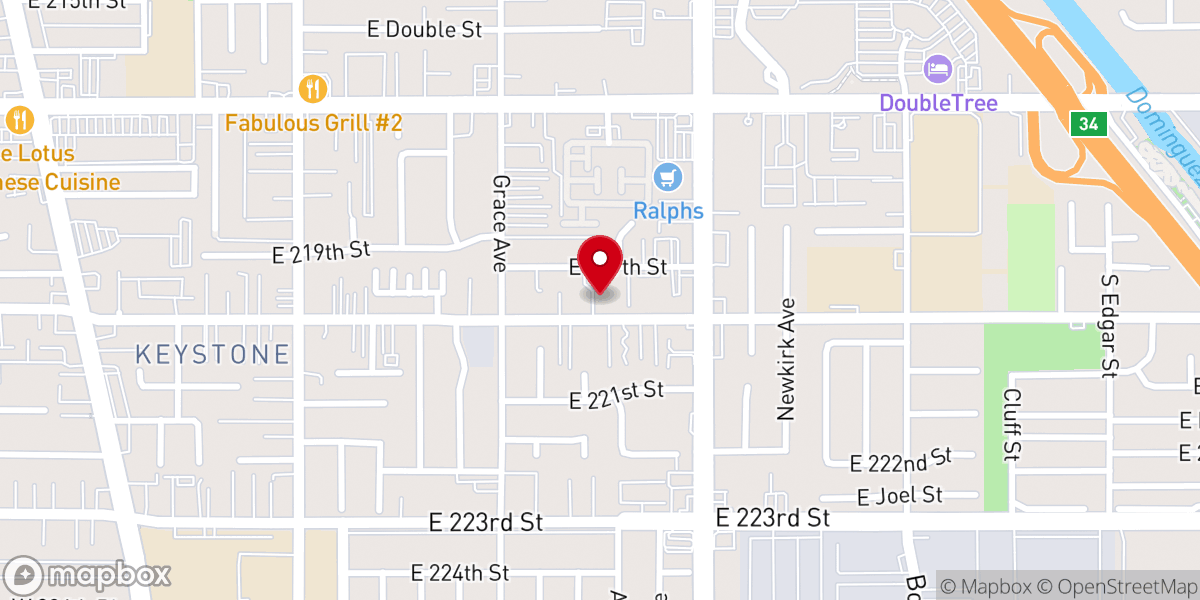 Map showing location of Carson Community Deliverance