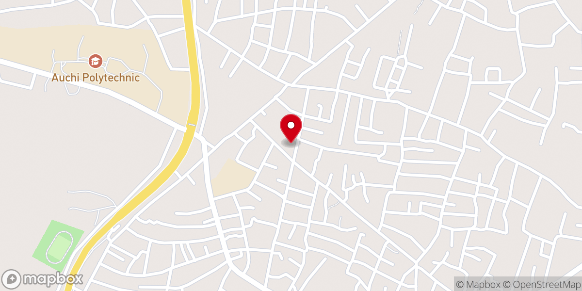 Map showing location of Catholic diocese of Auchi, Church of Divine Mercy