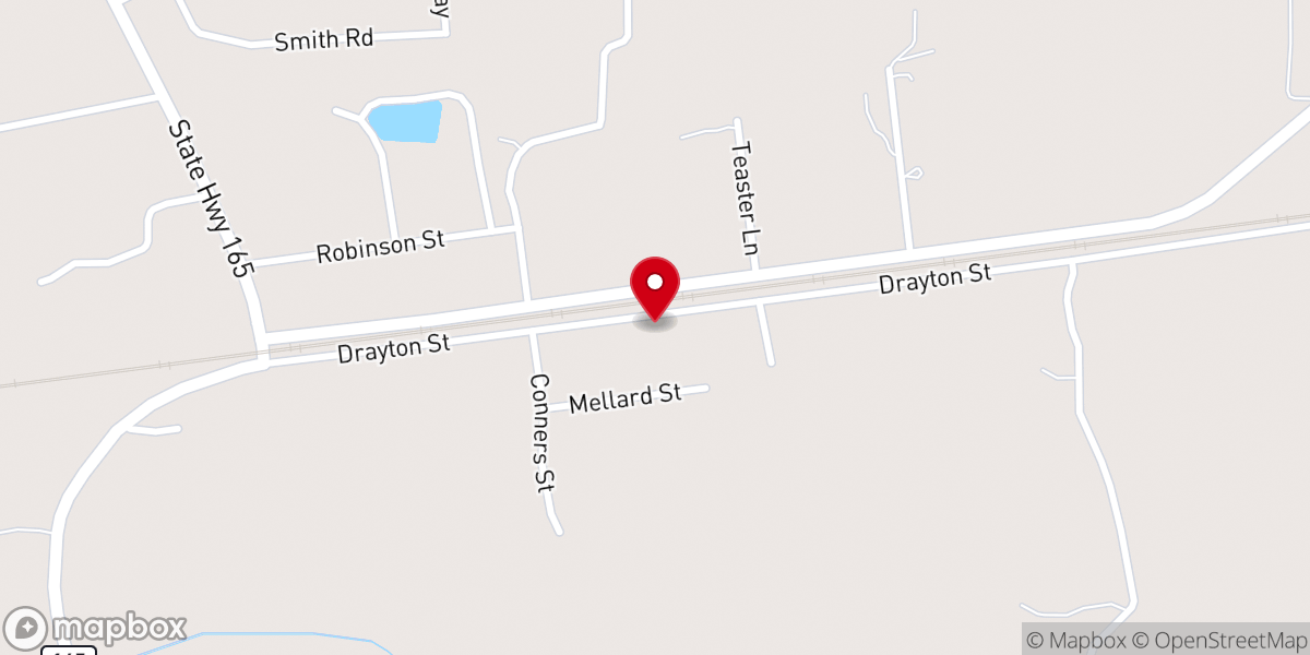 Map showing location of Ravenel United Methodist Church
