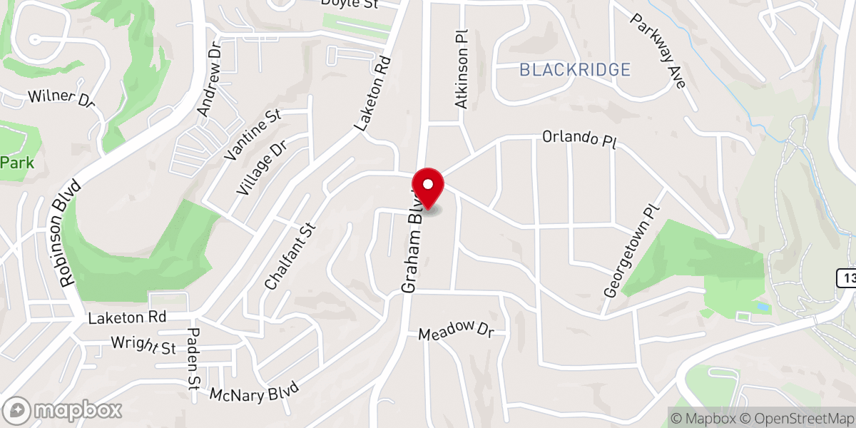 Map showing location of Jerusalem Church Ministries Inc