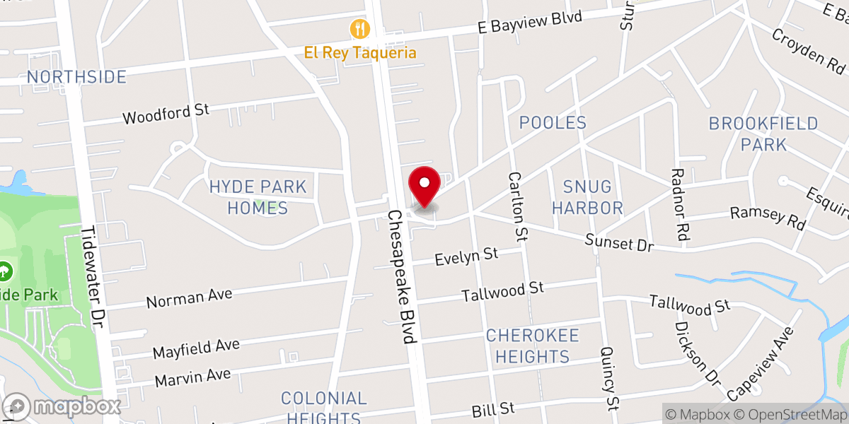 Map showing location of New Life Metropolitan Community Church
