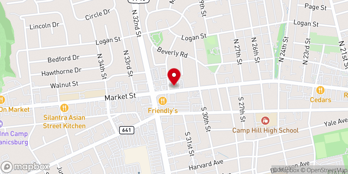 Map showing location of Synod of the Trinity Presbytery of Carlisle