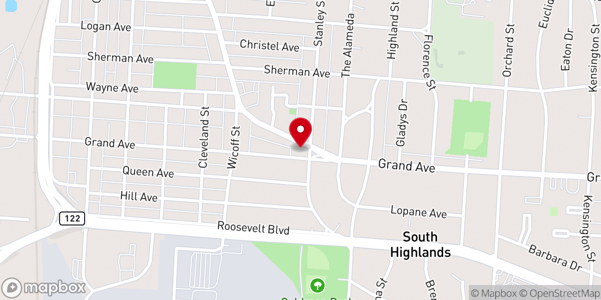Map showing location of Community of Christ