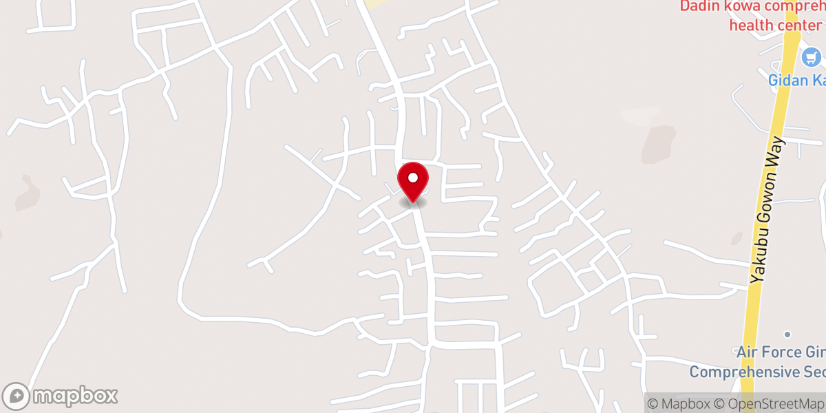 Map showing location of RockView Baptist Church. New Abuja Jos