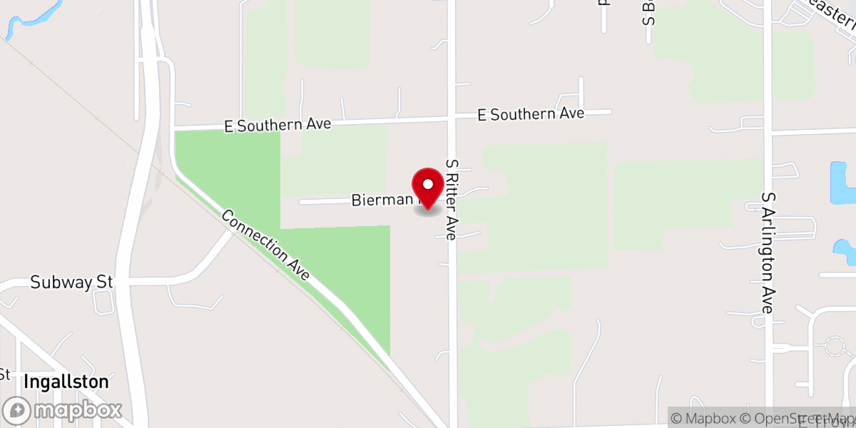 Map showing location of Indianapolis Baptist Tabernacle