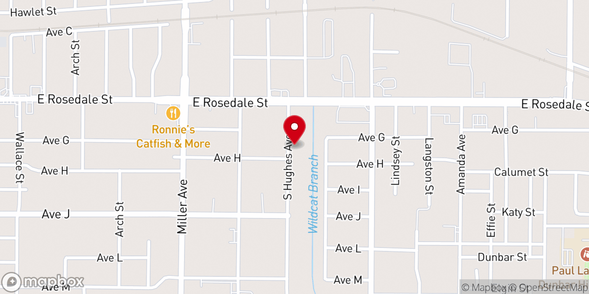 Map showing location of True Holiness Pentecostal Church of Jesus Christ