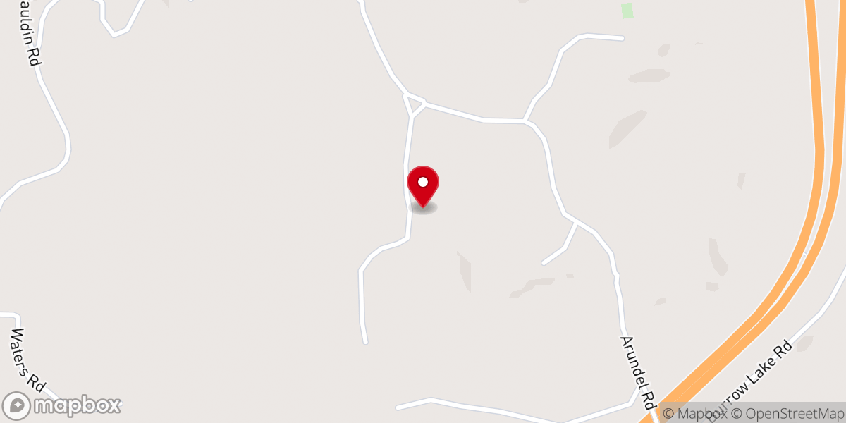 Map showing location of Pleasant Grove Baptist Church