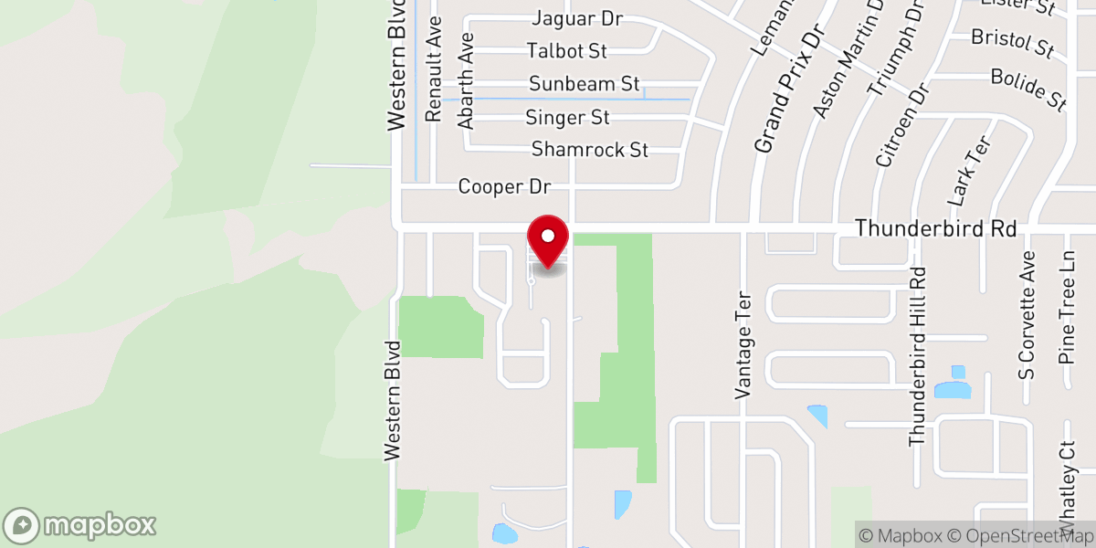 Map showing location of Grace Church of Sebring