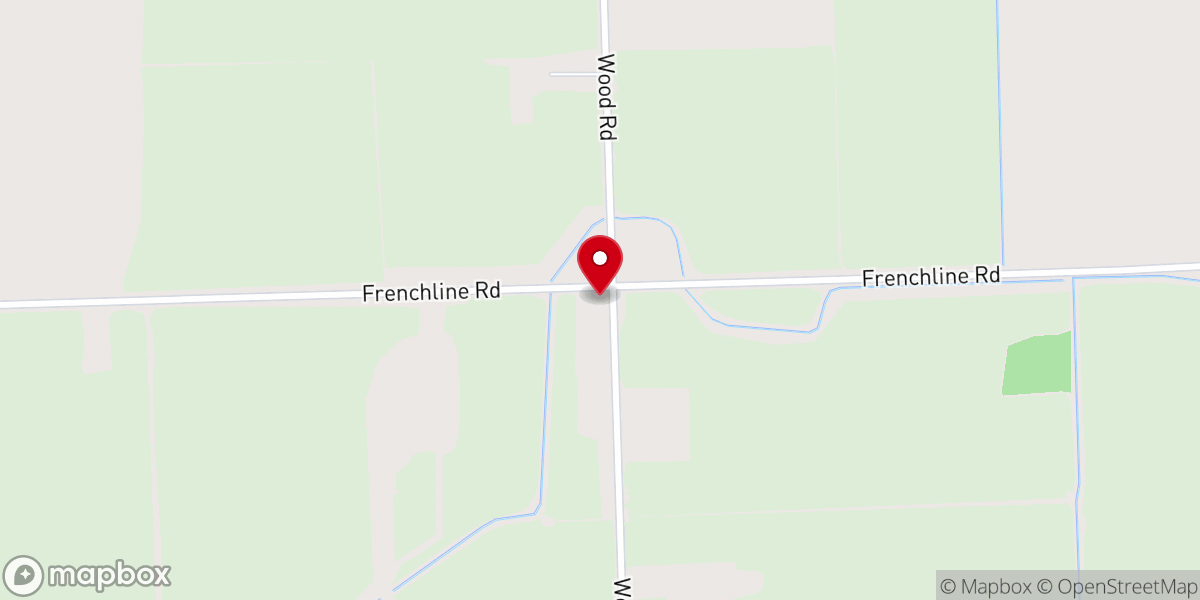 Map showing location of Marlette Second Presbyterian Church