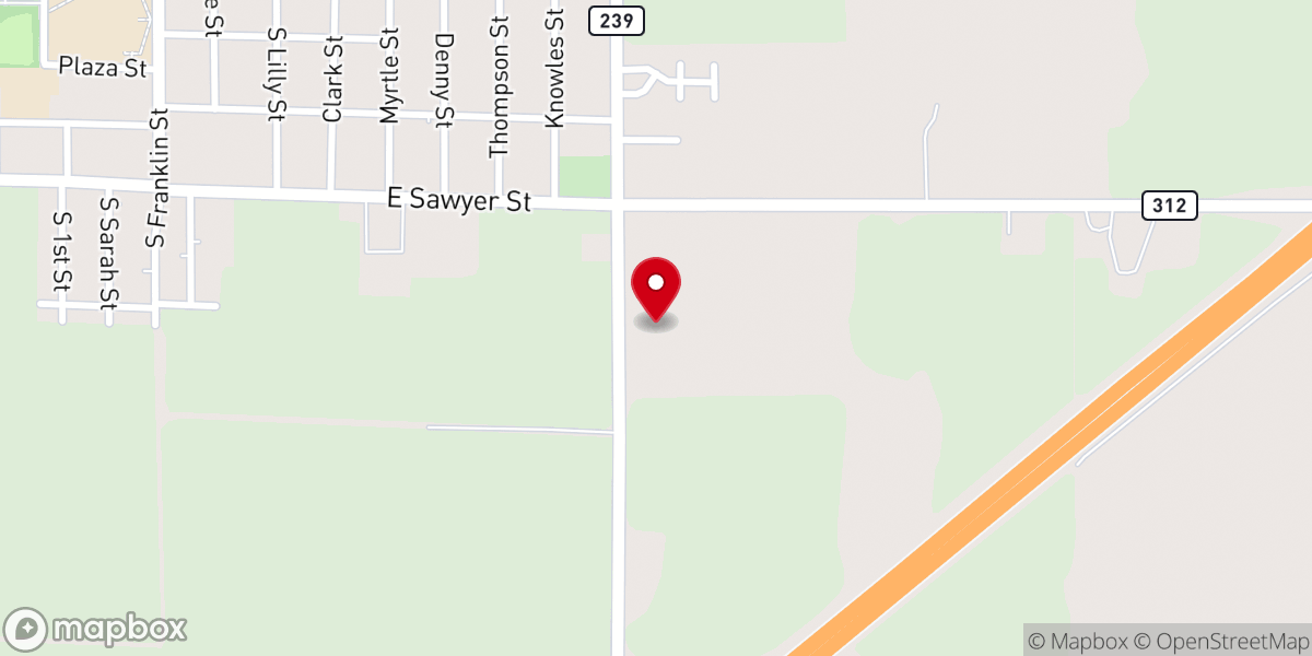 Map showing location of Adron Poole Ministries