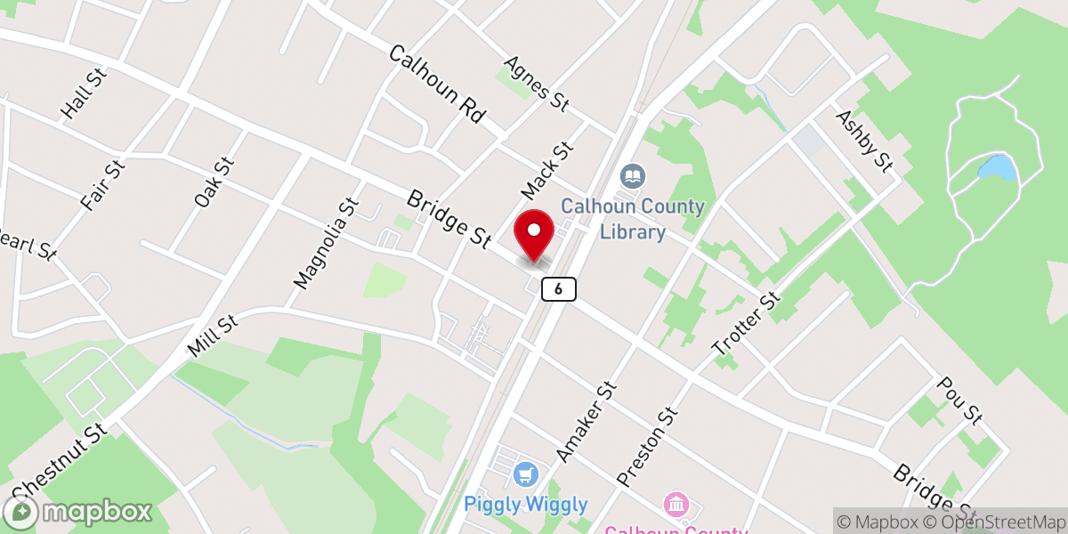 Map showing location of St Matthews