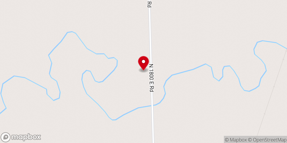Map showing location of Amber Oak Chapel