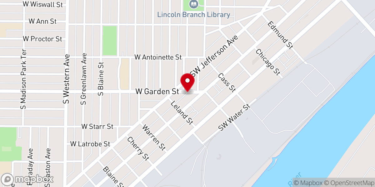 Map showing location of City of Refuge Worship