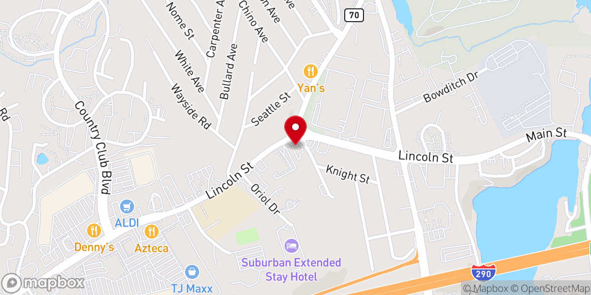 Map showing location of Church of Pentacost International