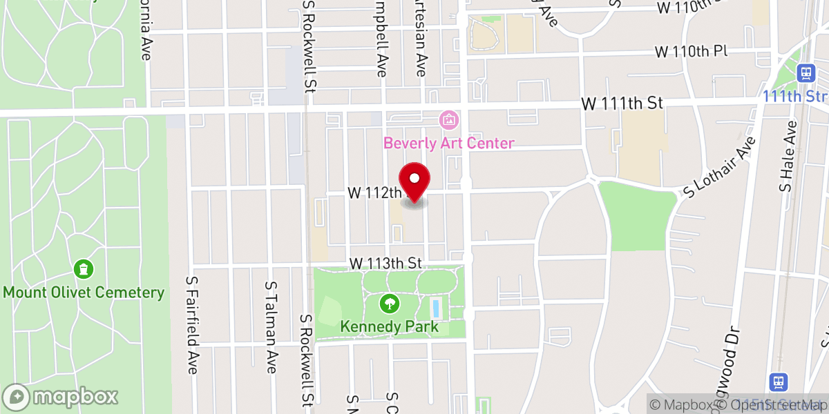 Map showing location of St Cajetan Catholic Church
