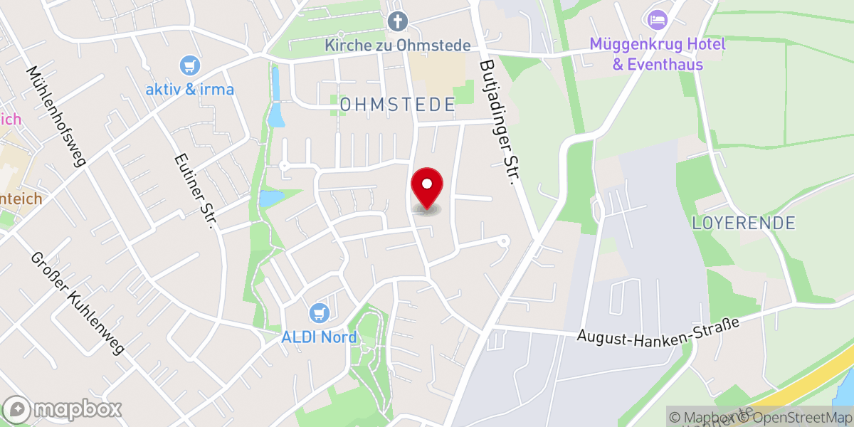 Map showing location of Wichernstift
