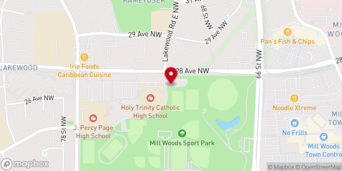 Map showing location of Holy trinity