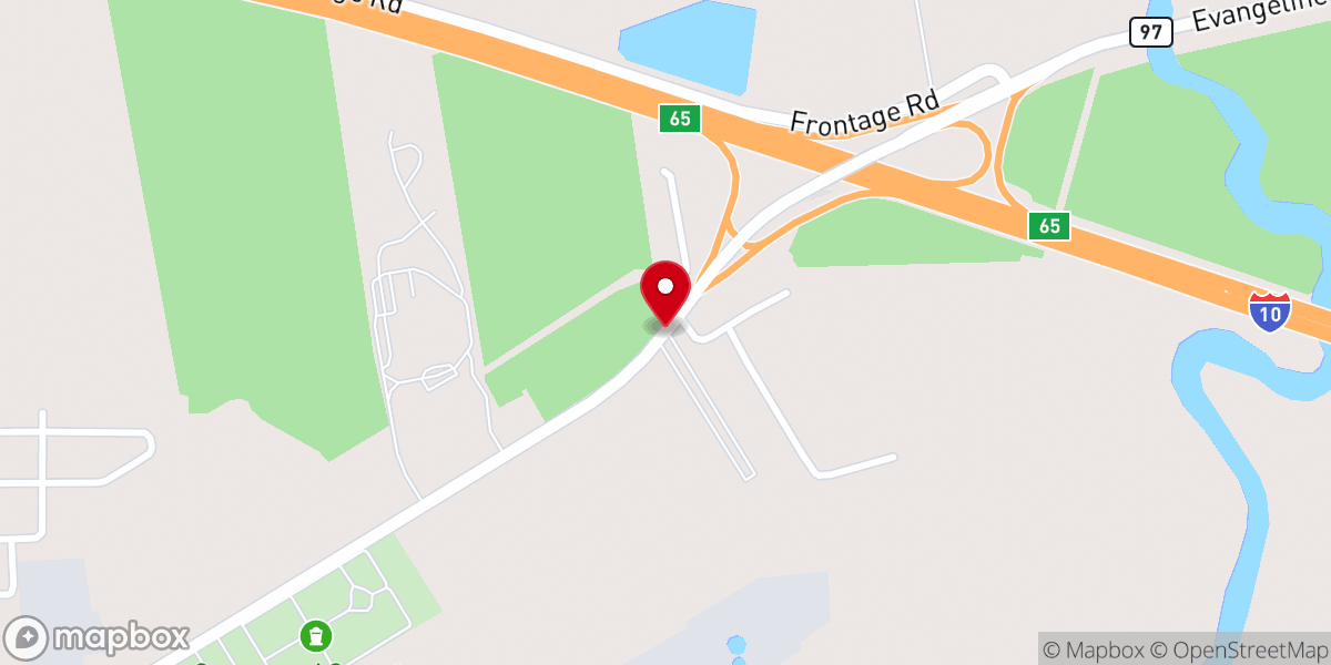 Map showing location of United Pentecostal Church