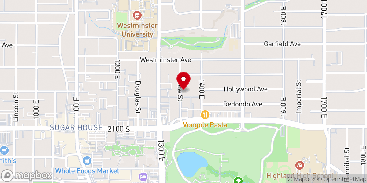 Map showing location of Salt Lake Family Church
