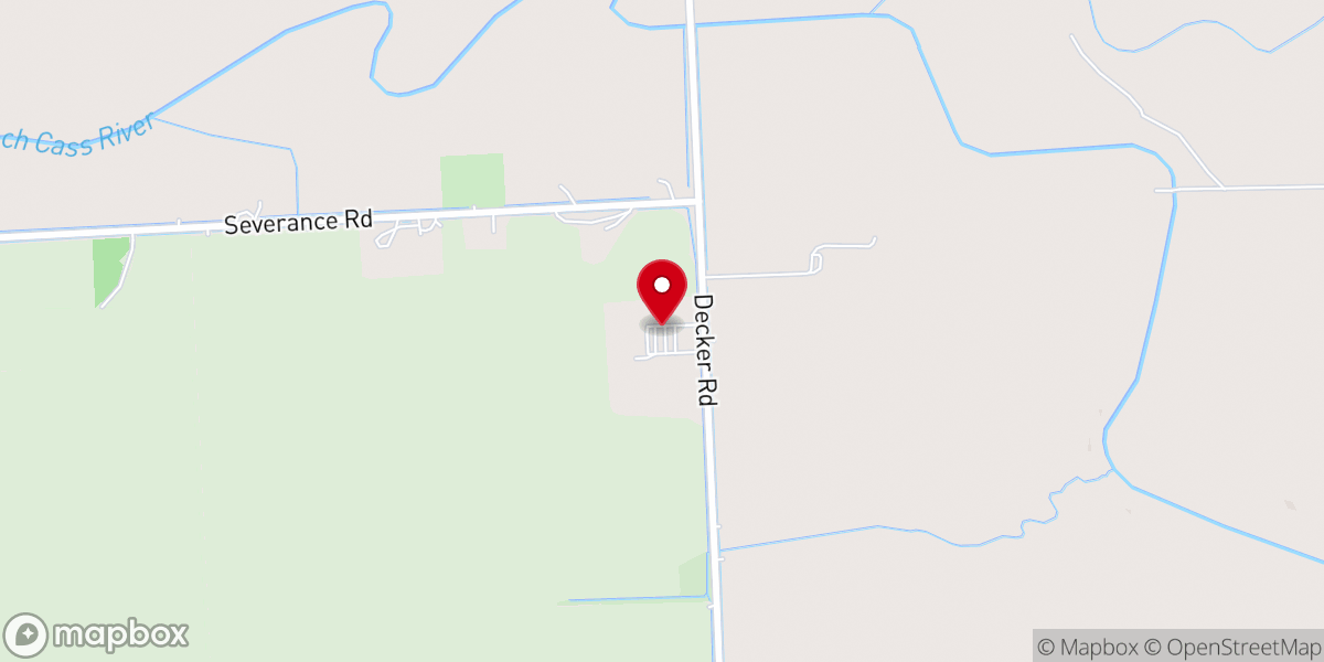 Map showing location of Shabbona Riverside Church