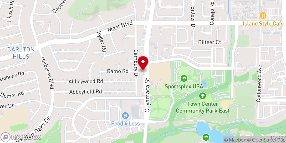 Map showing location of Crisis House