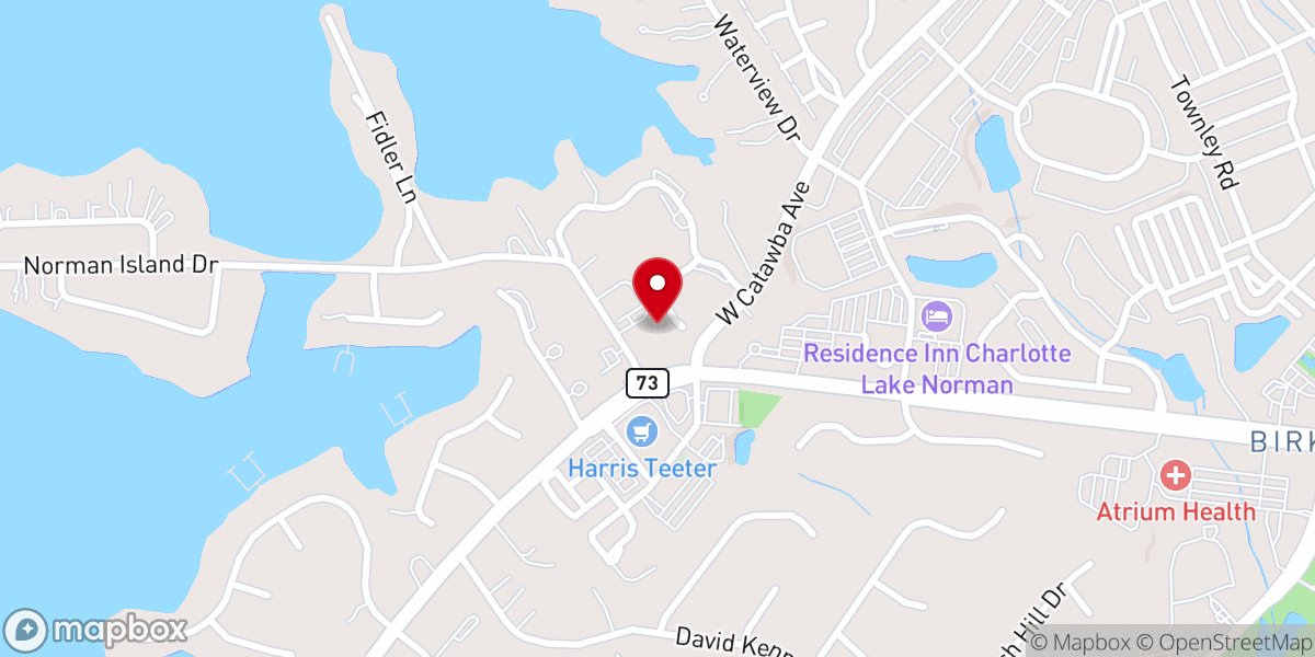Map showing location of Community In Christ Lutheran