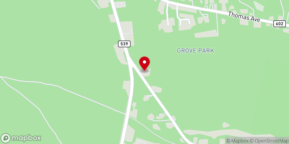 Map showing location of New Life Community Church