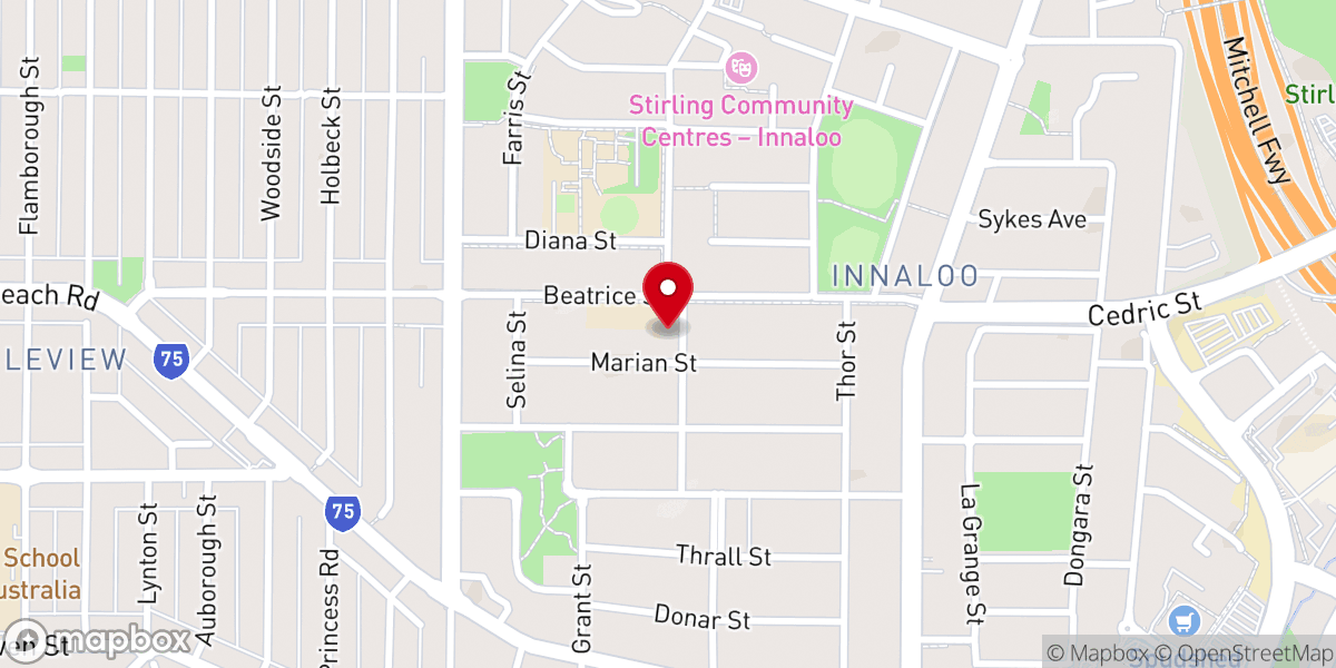 Map showing location of St Dominic's Church