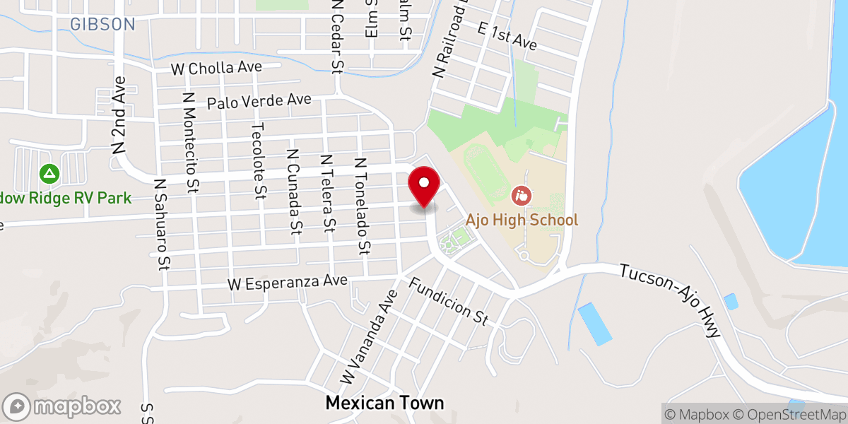 Map showing location of Immaculate Conception Parish Office