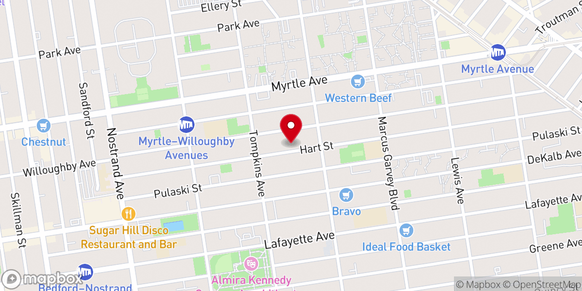 Map showing location of Mt Zion Pentecostal Holy Ch