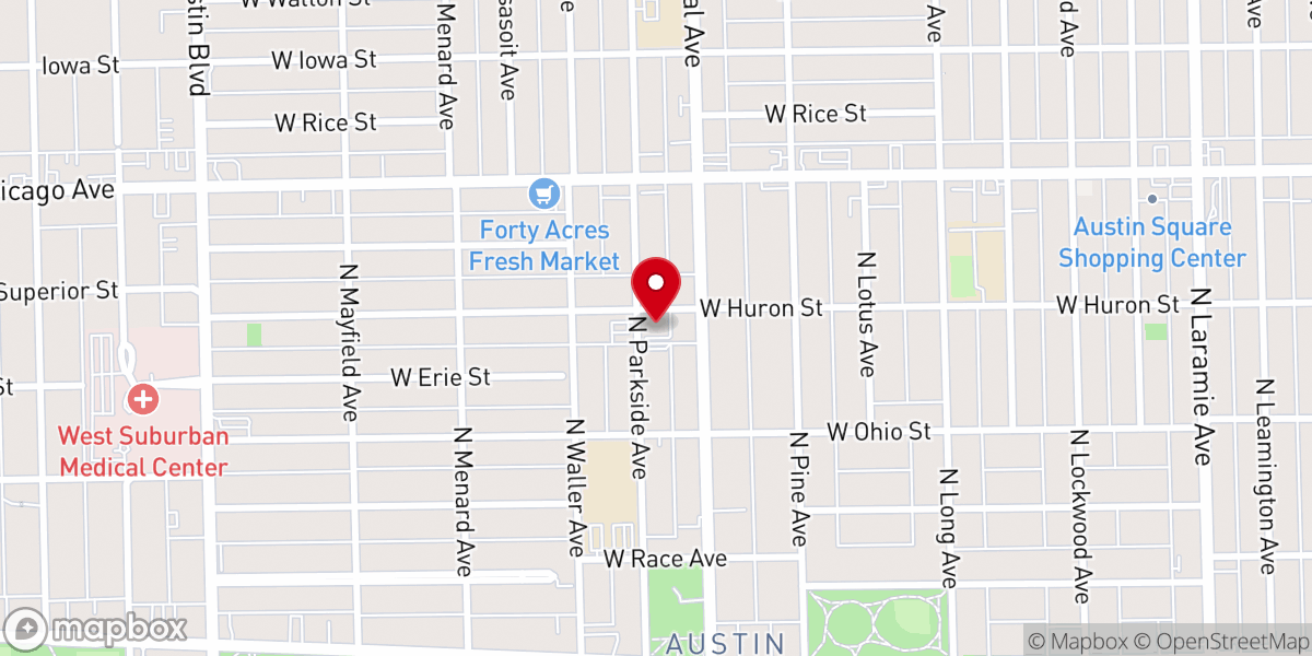 Map showing location of Inspirational Deliverance Center Church of God in Christ