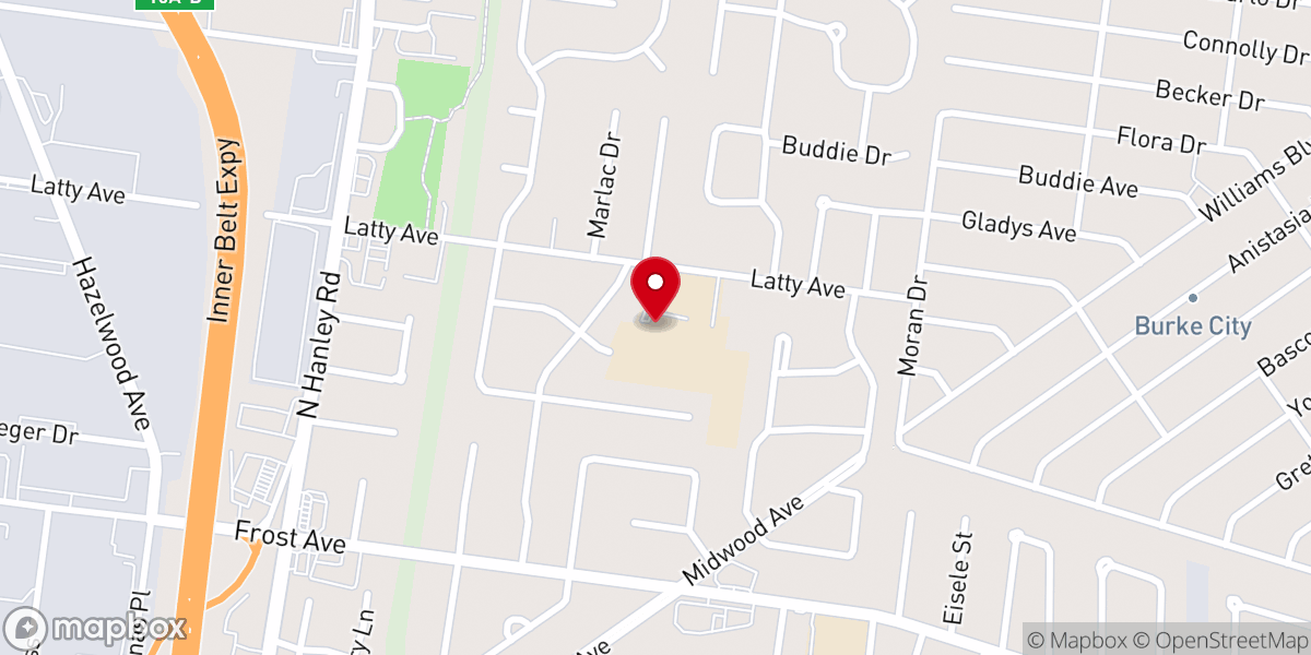 Map showing location of Restoration Christian Assembly