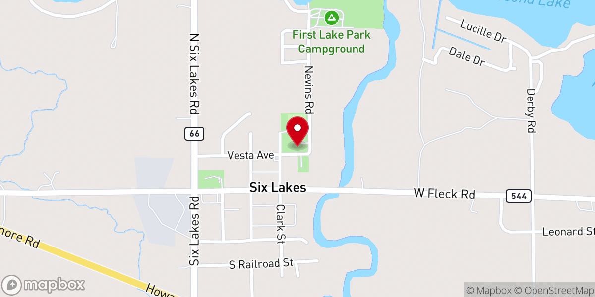 Map showing location of Great Commission Outreach Ministries