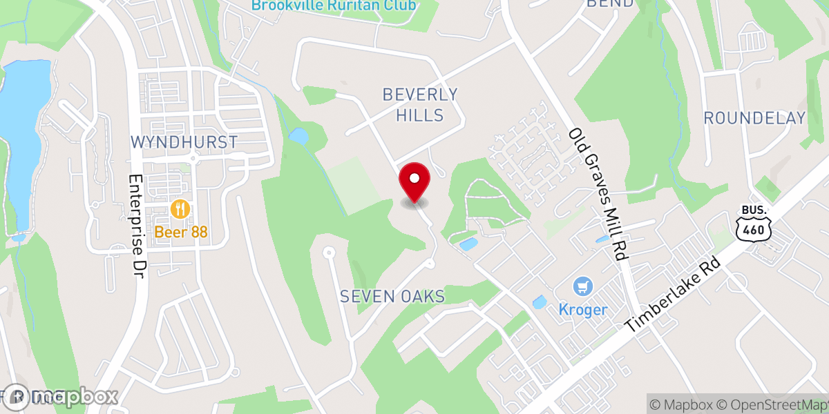 Map showing location of Forest Family Fellowship