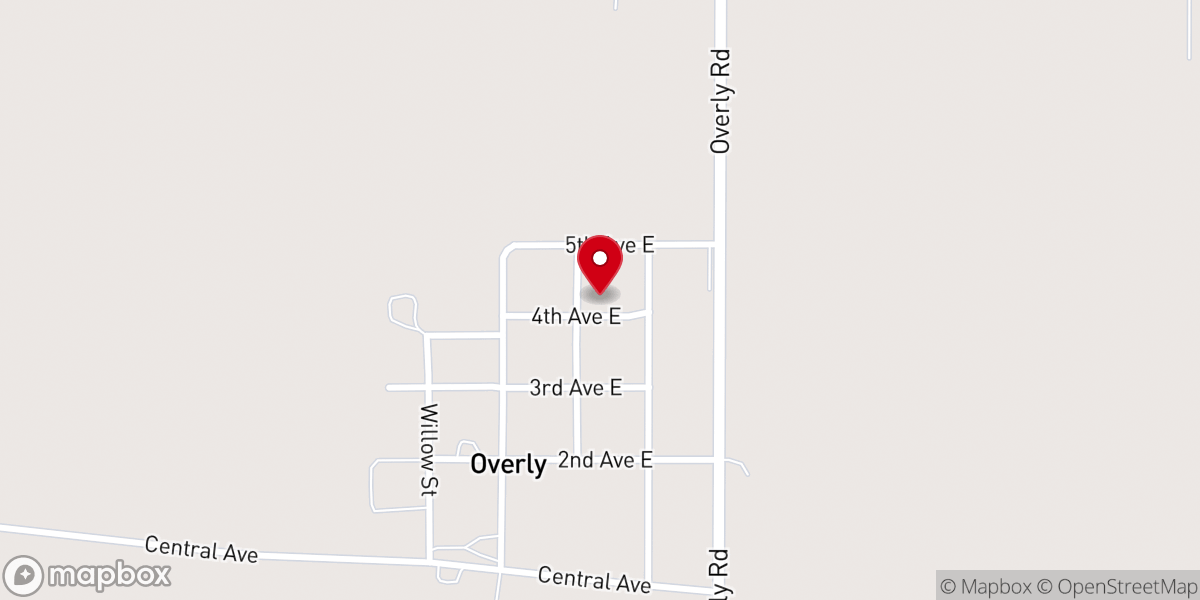 Map showing location of Willow Creek Lutheran Church