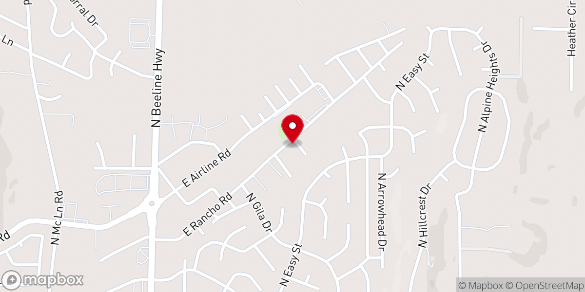Map showing location of Shiloh Christian Fellowship