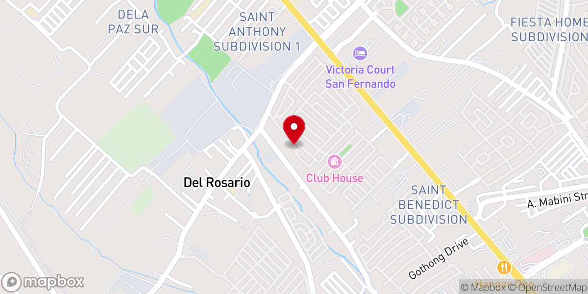 Map showing location of Christian Evangelical Church Pampanga