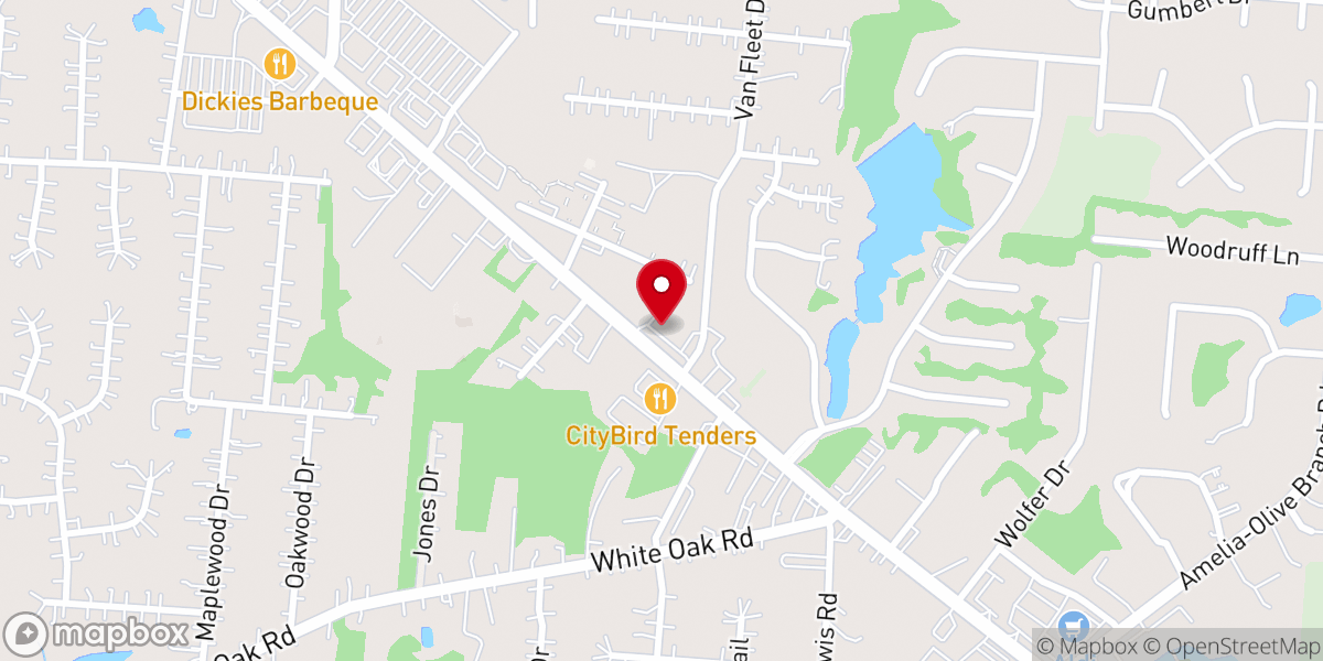 Map showing location of Access Church