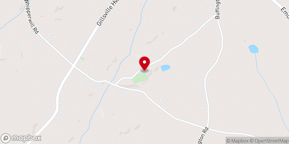 Map showing location of Pleasant Hill United Methodist