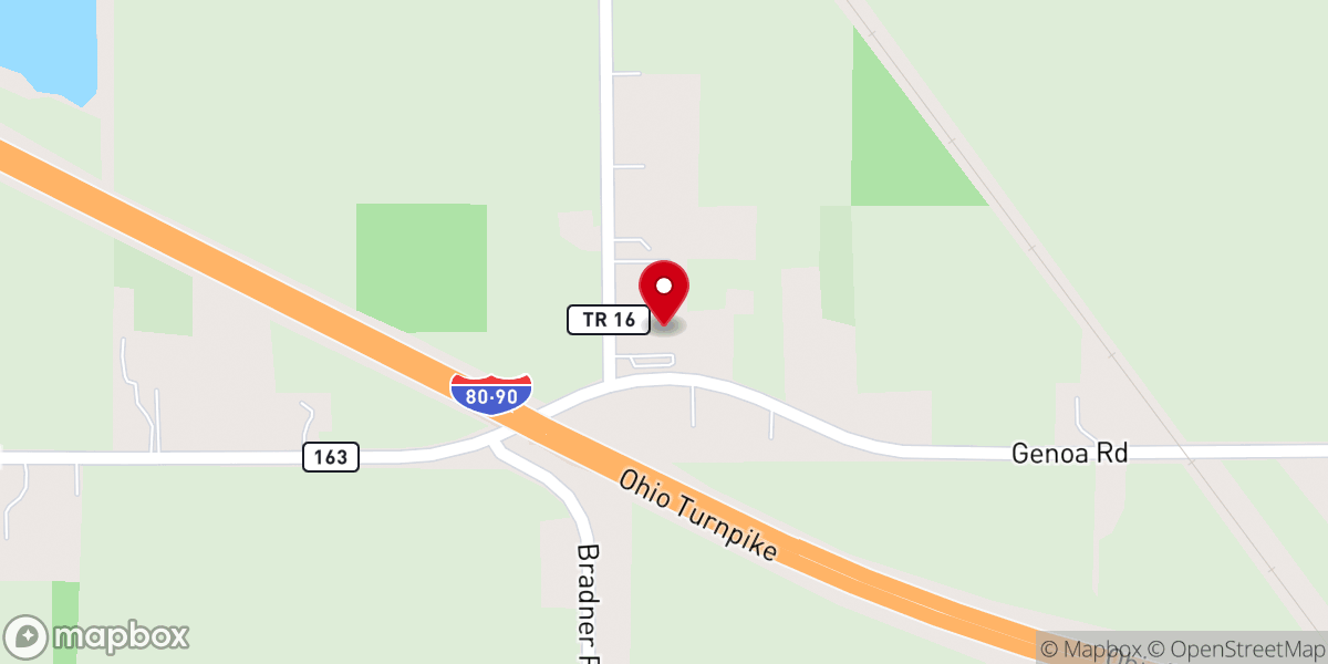 Map showing location of Lemoyne Baptist Church
