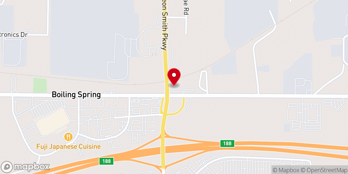 Map showing location of New Hope Ministries