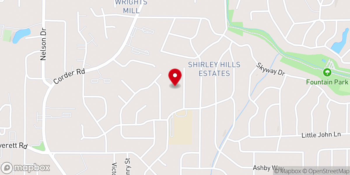 Map showing location of Westminster Presbyterian Church Recital
